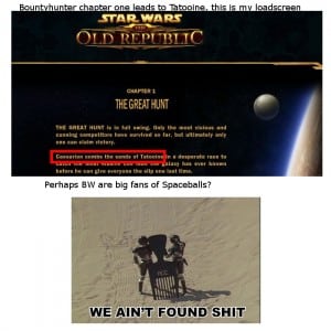 Combs the Sands of Tatooine: BioWare Made a Funny?