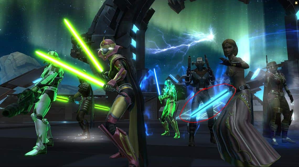 Are Black-Cyan Sabers Coming in SWTOR