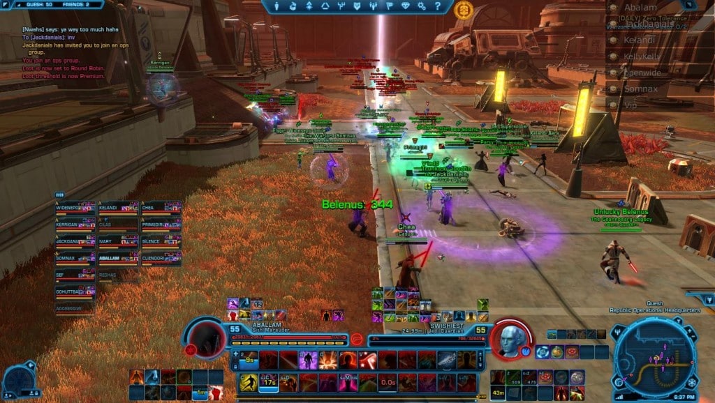 swtor open world pvp