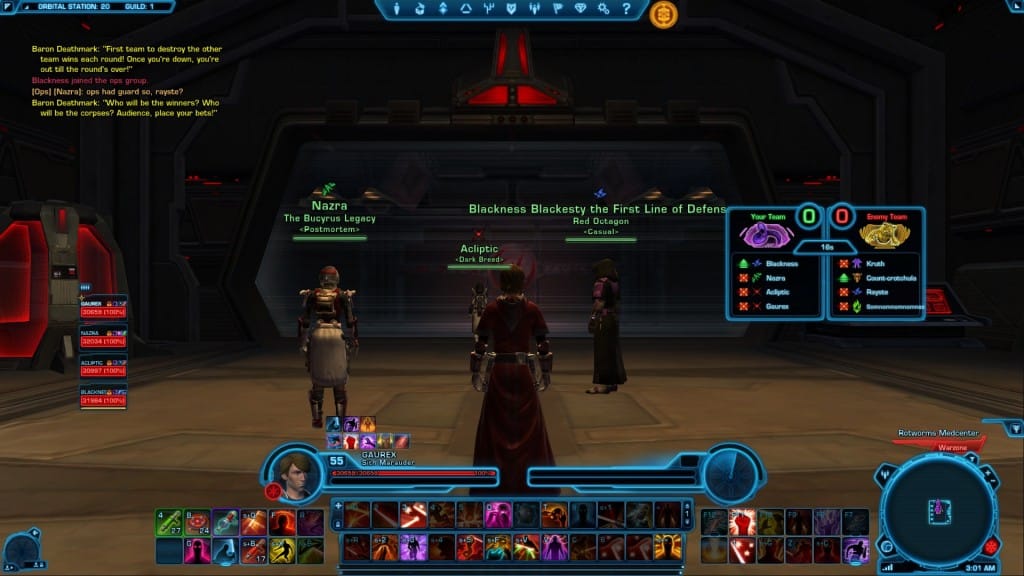 swtor arena match making