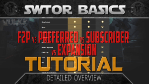 SWTOR Basics - F2P vs ALL