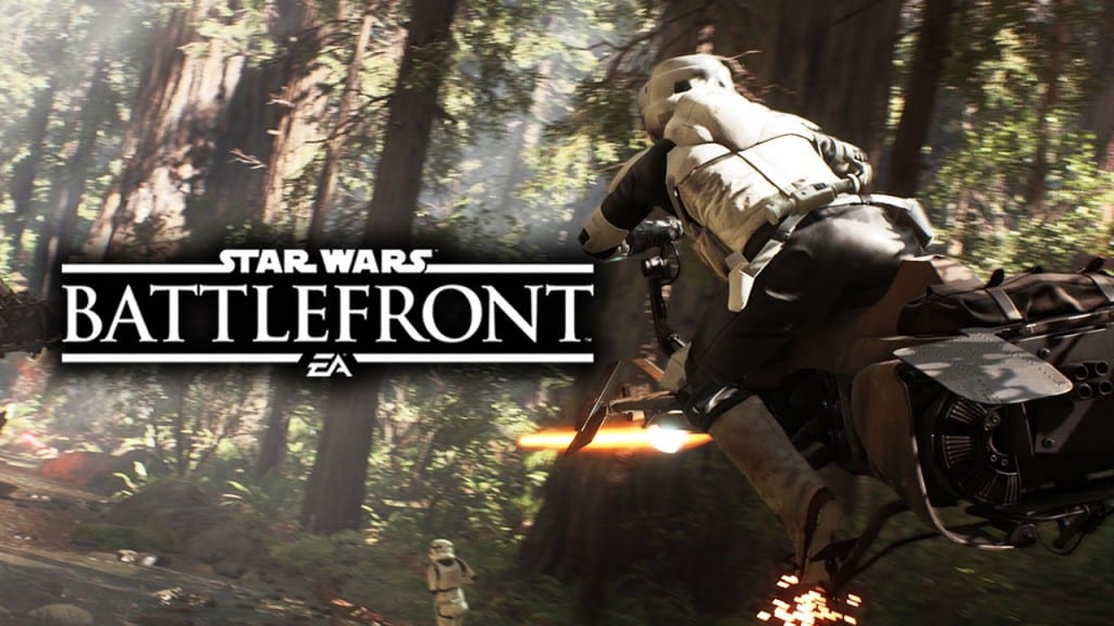 Star Wars Battlefront Speeder Bike Racing