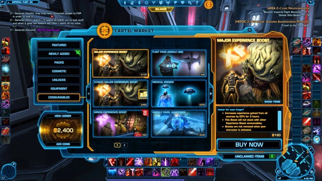 swtor cartel market