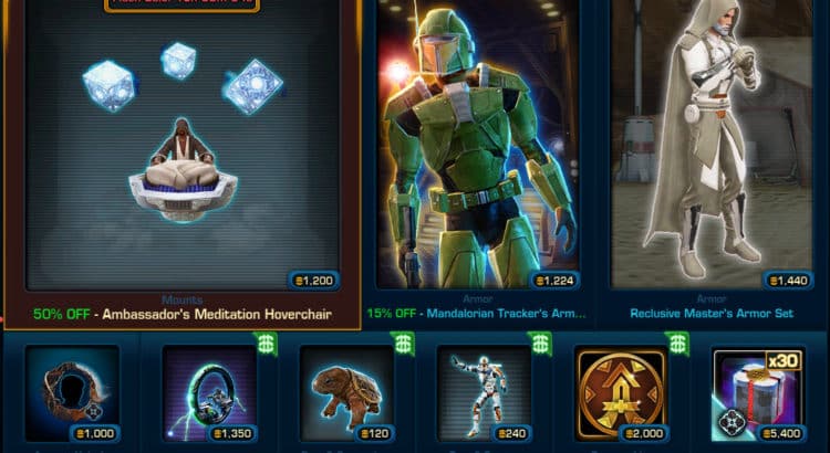 SWTOR Cartel Market Update for Jan 28