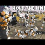 Clone Army Siege of MANDALORIAN FORTRESS! - Men of War: Star Wars Mod