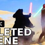 Extended Darth Maul Vs Qui Gon Jinn Fight Deleted Scene