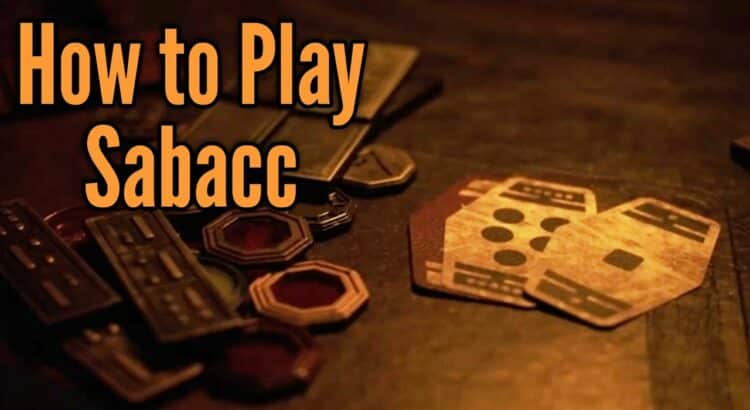 How To play Sabacc: Normal and gambling rules