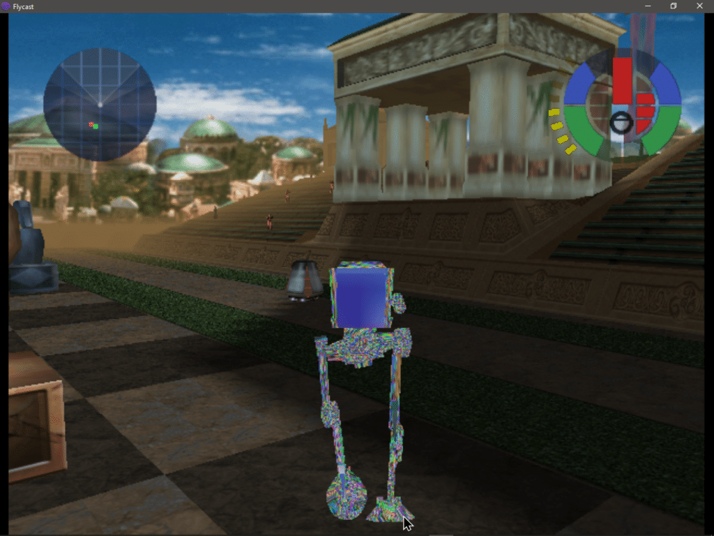 Dynamic image showcasing an AT-ST walker in the intense vehicular combat of Star Wars: Demolition, highlighting the game's unique blend of Star Wars elements.