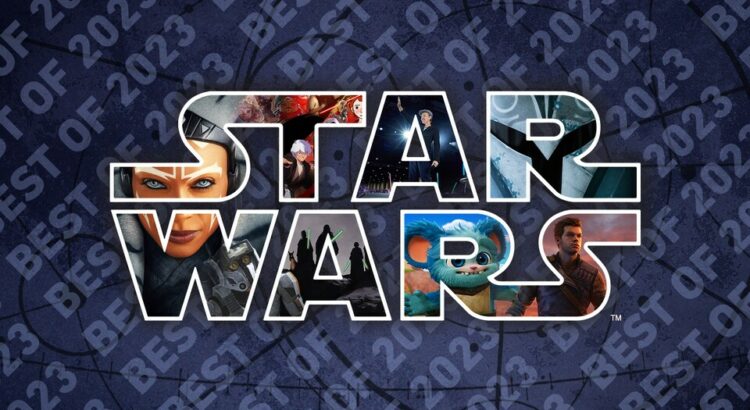 Recap of Star Wars in 2023: Celebrating major events, new releases, and iconic returns, including films, series, games, and anniversaries.