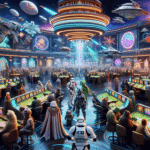 xploring how gambling and betting are portrayed in the Star Wars universe, including references in video games.
